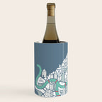 ma ville mon amour; City life collection blue teal  Wine Chiller Gallery Image 2