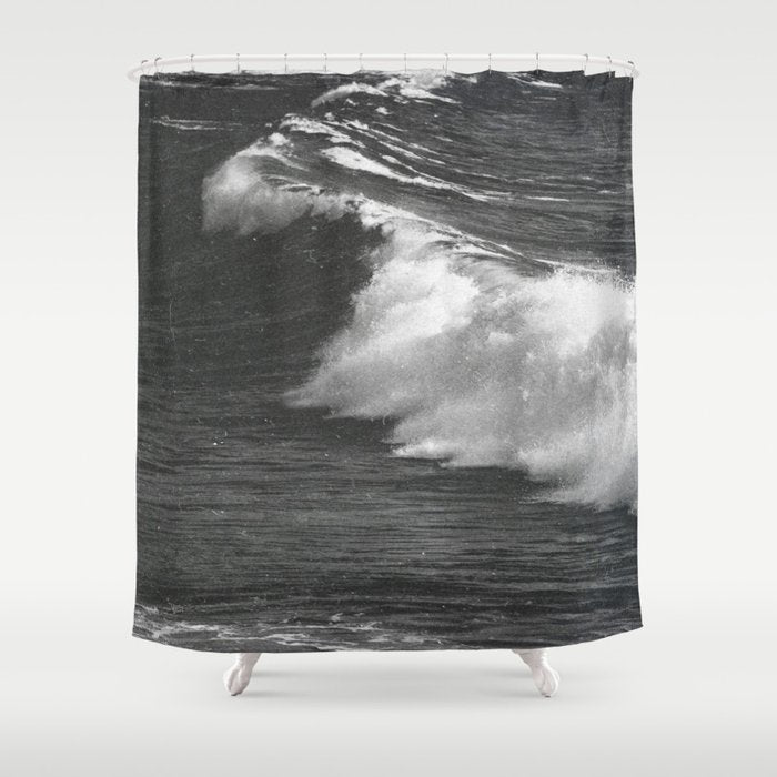 SUMMER WAVES VI Shower Curtain Gallery Image 1