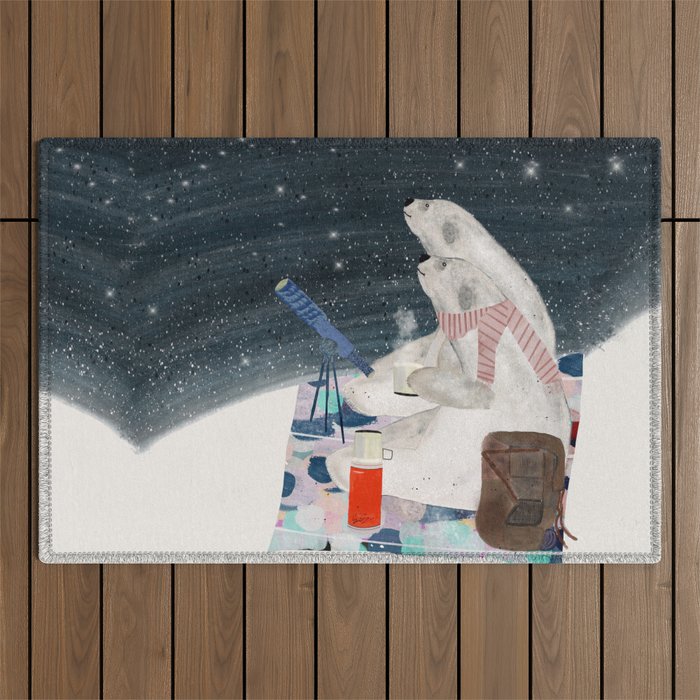 the stargazers Outdoor Rug Gallery Image 1