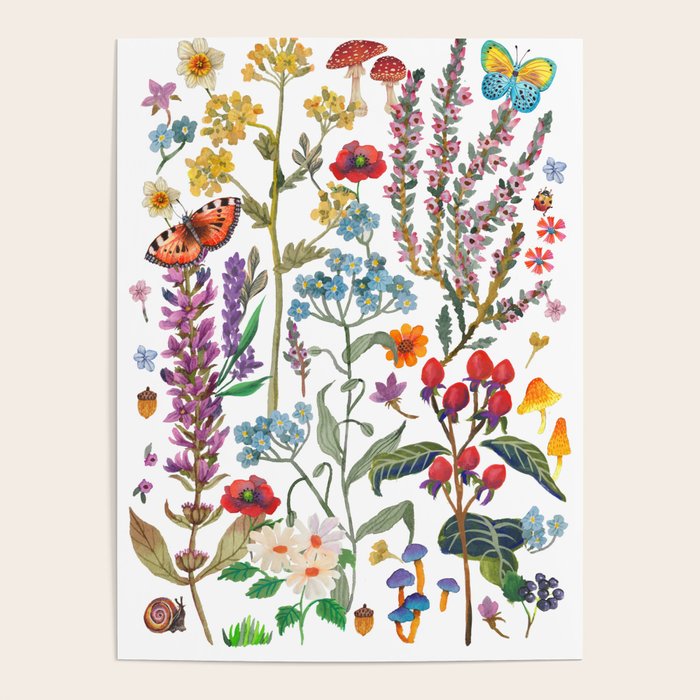 Wild Flowers Paradise Poster Gallery Image 1