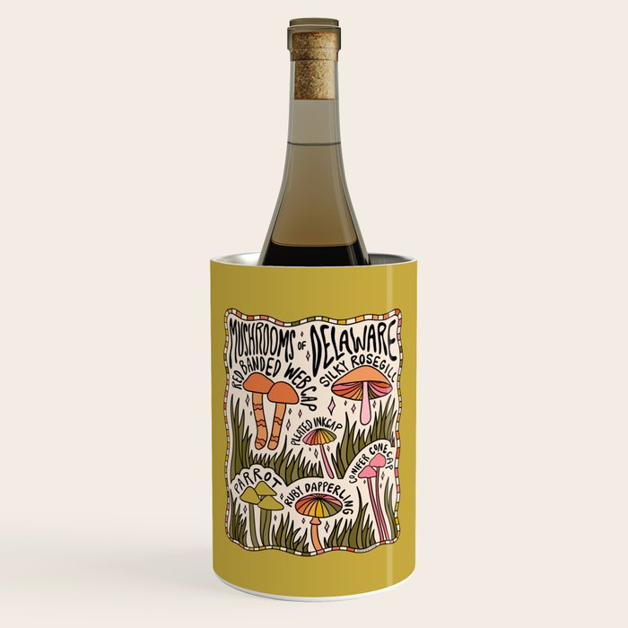 Mushrooms of Delaware Wine Chiller Gallery Image 1