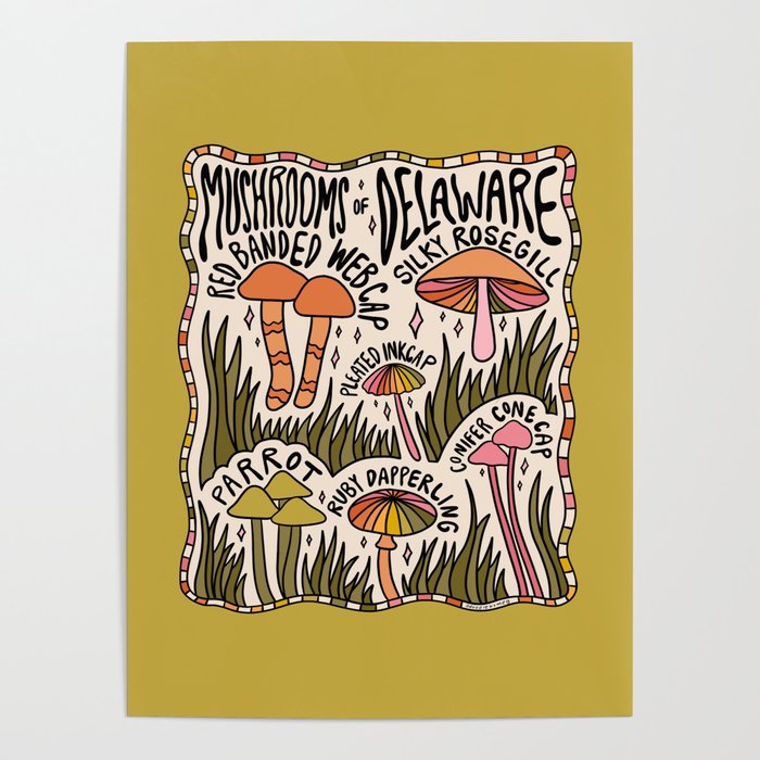 Mushrooms of Delaware Poster Gallery Image 1