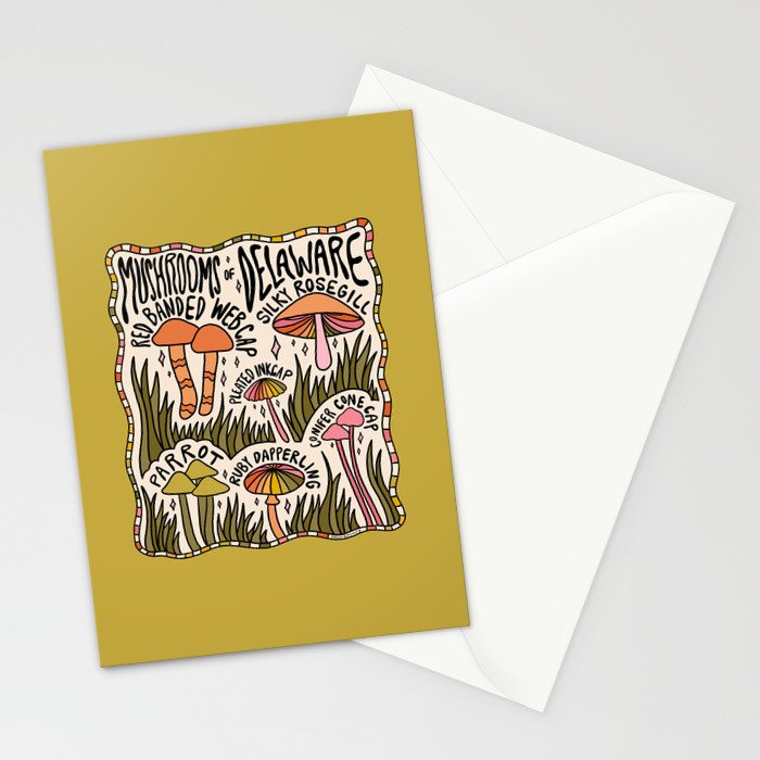 Mushrooms of Delaware Stationery Card Gallery Image 2