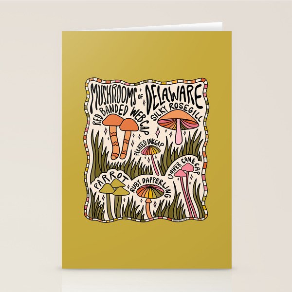 Mushrooms of Delaware Stationery Card Gallery Image 2