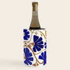 Klimts always blooming good mood bright blue Wine Chiller Gallery Image 2