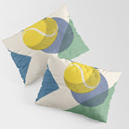 BALLS - Tennis - Hard Court - II Pillow Sham Gallery Image 3