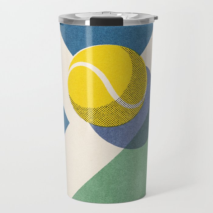BALLS - Tennis - Hard Court - II Travel Mug Gallery Image 1