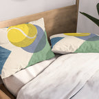 BALLS - Tennis - Hard Court - II Pillow Sham Gallery Image 2