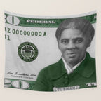 Proposed African American Icon Harriet Tubman Single U.S. Mint 20 Dollar bill Wall Tapestry Gallery Image 4