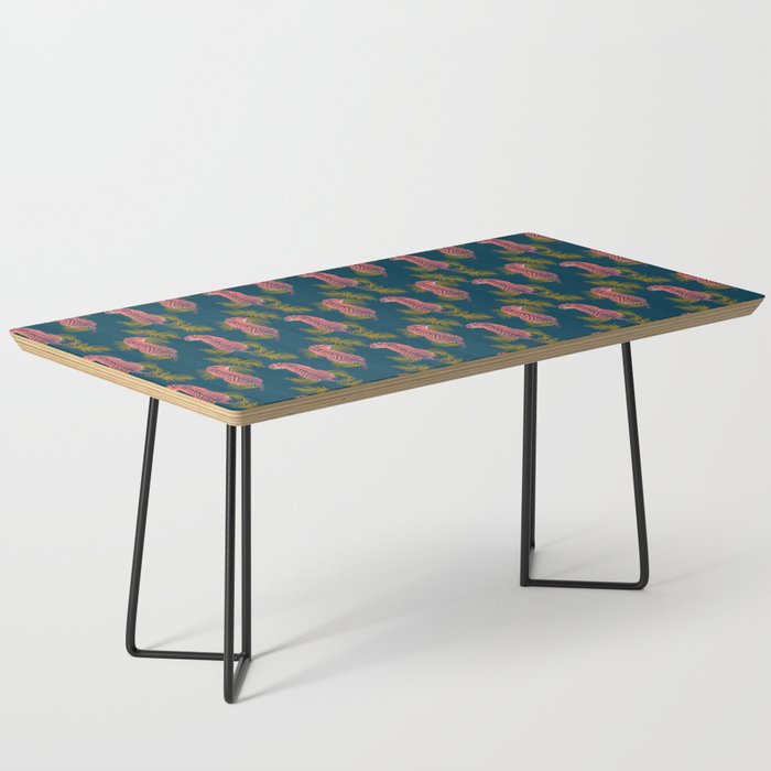 Paisley Tiger - navy Coffee Table Gallery Image 1