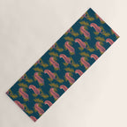 Paisley Tiger - navy Yoga Mat Gallery Image 1