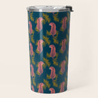 Paisley Tiger - navy Travel Mug Gallery Image 2