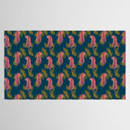 Paisley Tiger - navy Tablecloth Gallery Image 2