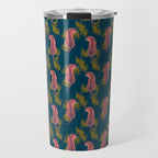 Paisley Tiger - navy Travel Mug Gallery Image 1