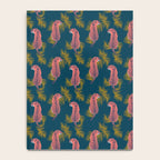 Paisley Tiger - navy Notebook Gallery Image 4