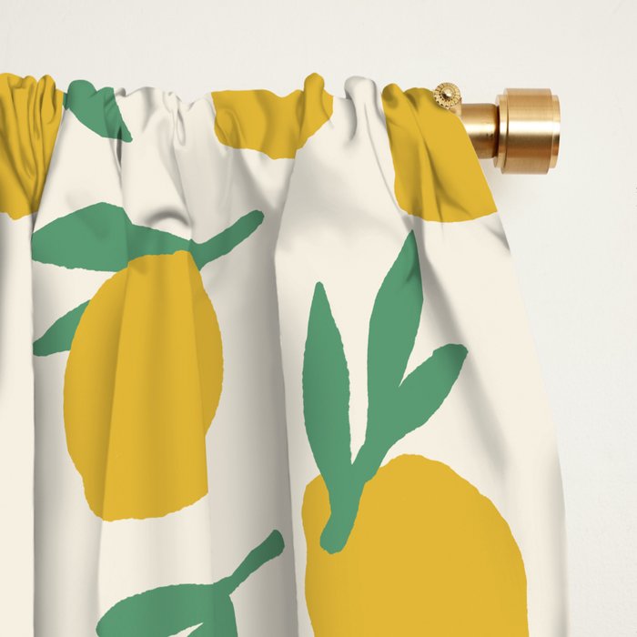 Citrus - Illustration Window Curtain Gallery Image 2