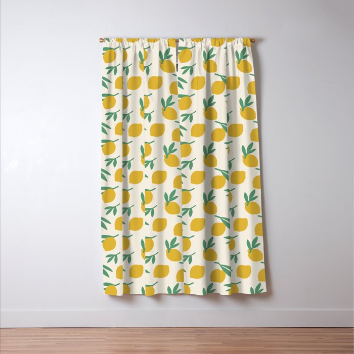 Citrus - Illustration Window Curtain Gallery Image 3