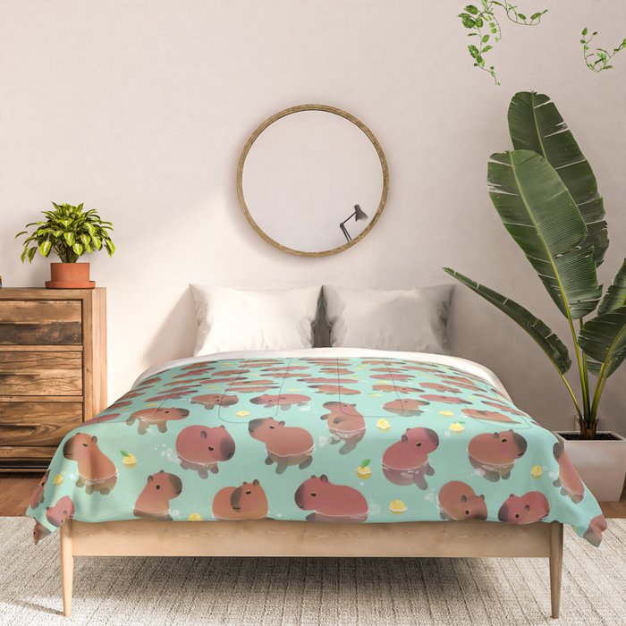Capybath time Comforter Gallery Image 3