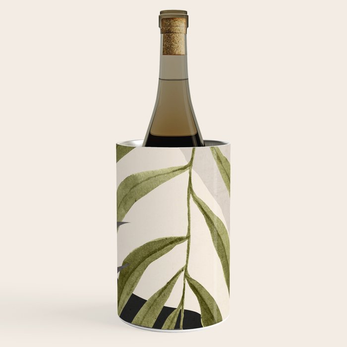 Abstract Art Tropical Leaves 92 Wine Chiller Gallery Image 3