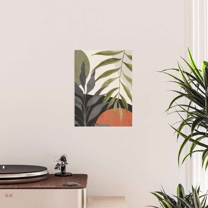 Abstract Art Tropical Leaves 92 Poster Gallery Image 2