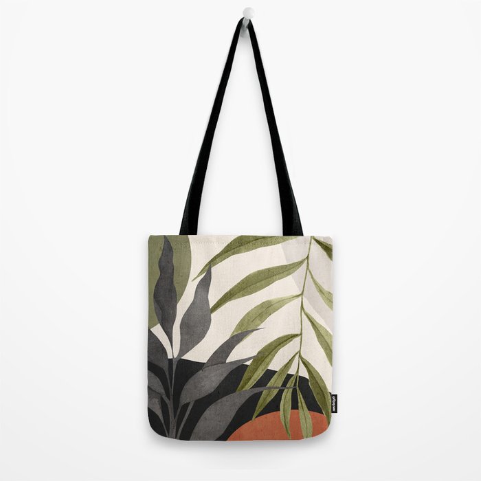 Abstract Art Tropical Leaves 92 Tote Bag Gallery Image 2