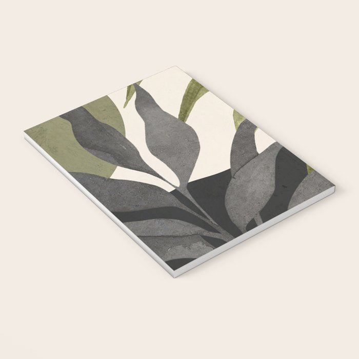 Abstract Art Tropical Leaves 92 Notebook Gallery Image 3