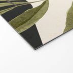 Abstract Art Tropical Leaves 92 Welcome Mat Gallery Image 2
