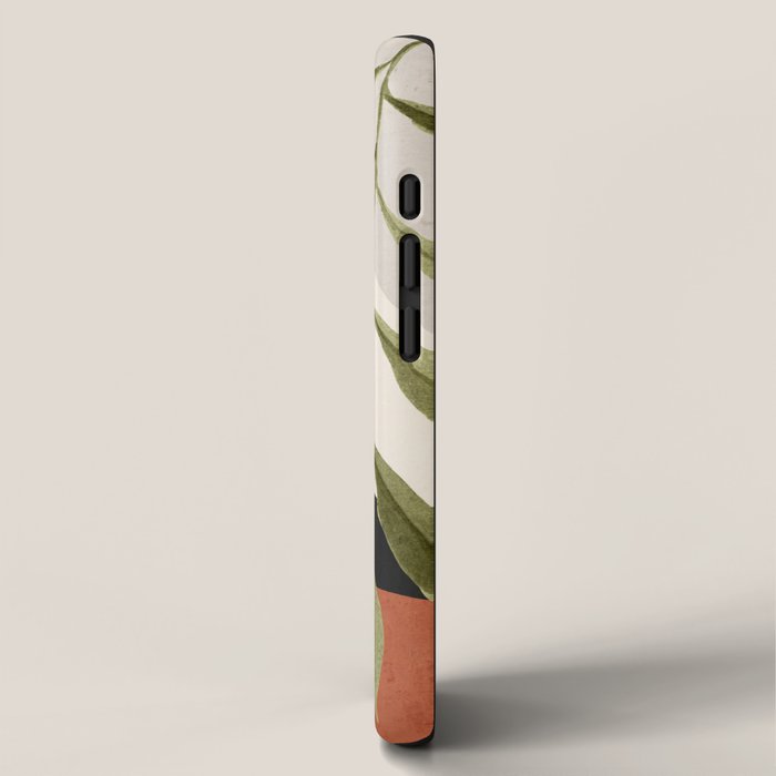 Abstract Art Tropical Leaves 92 iPhone Case Gallery Image 2