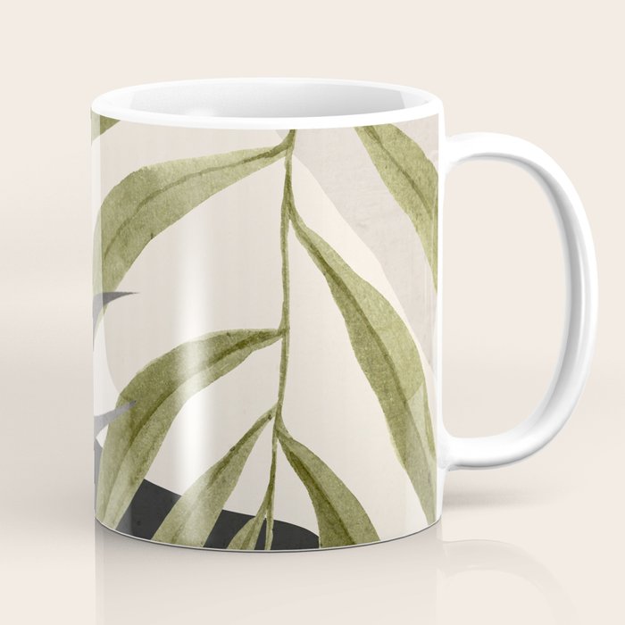 Abstract Art Tropical Leaves 92 Coffee Mug Gallery Image 1