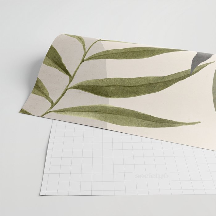 Abstract Art Tropical Leaves 92 Wrapping Paper Gallery Image 2