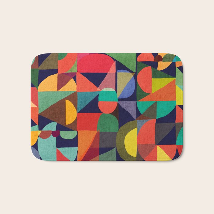 Color Blocks Bath Mat Gallery Image 1