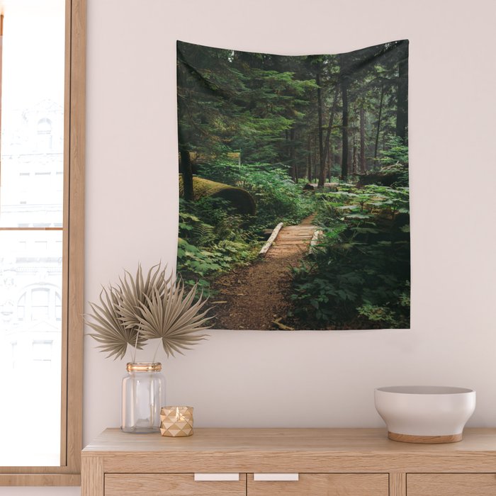 A Walk in the Woods II Wall Tapestry Gallery Image 2