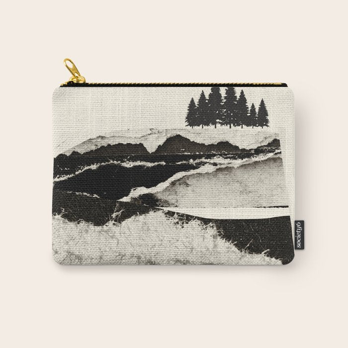 minimal collage/ Landscape Carry All Pouch Gallery Image 1
