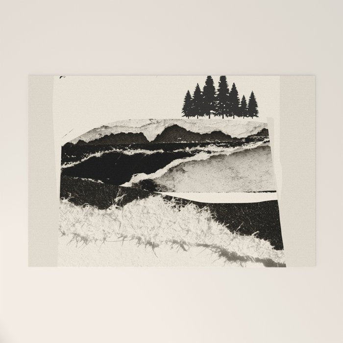 minimal collage/ Landscape Welcome Mat Gallery Image 1