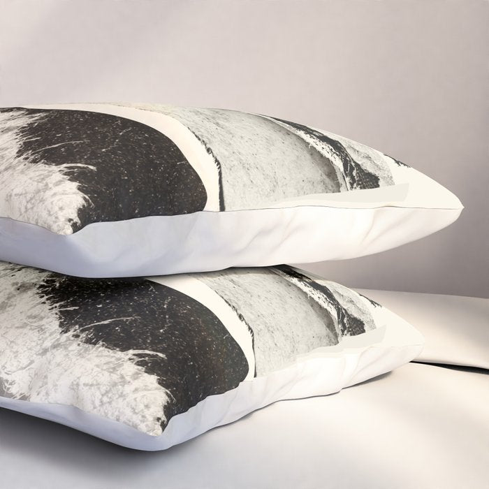 minimal collage/ Landscape Pillow Sham Gallery Image 3