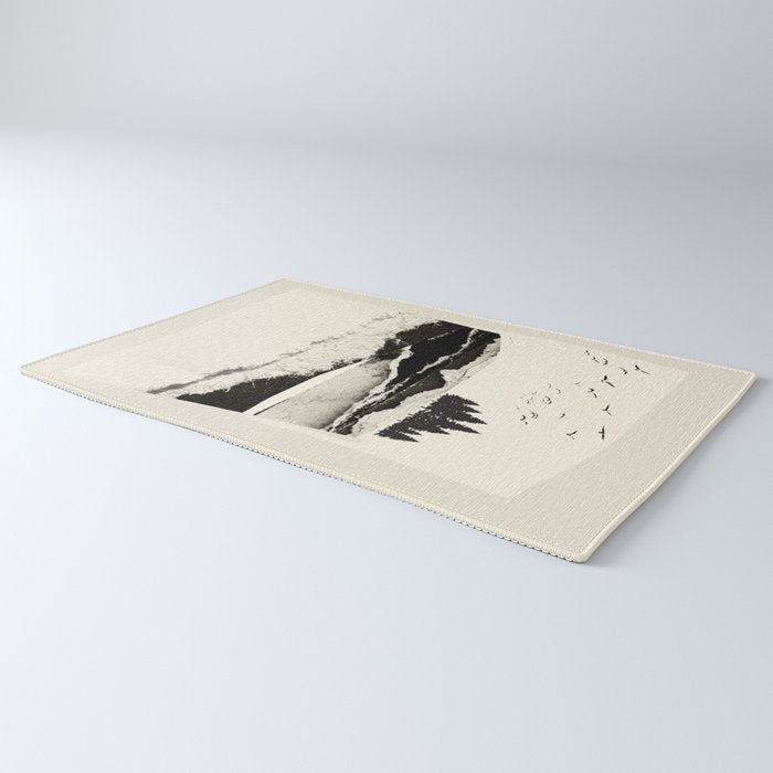 minimal collage/ Landscape Rug Gallery Image 3