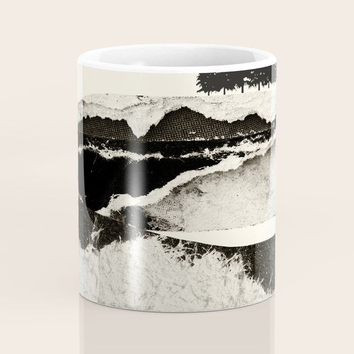 minimal collage/ Landscape Coffee Mug Gallery Image 4