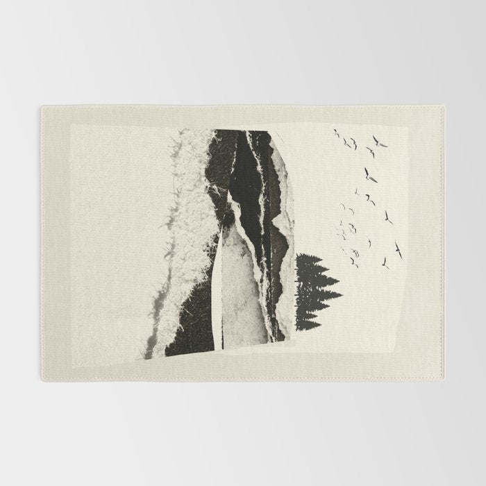 minimal collage/ Landscape Rug Gallery Image 2
