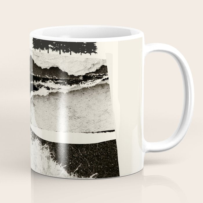 minimal collage/ Landscape Coffee Mug Gallery Image 1