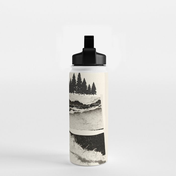 minimal collage/ Landscape Water Bottle Gallery Image 2