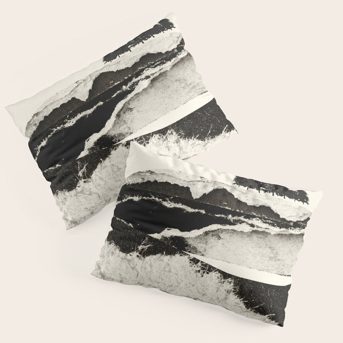 minimal collage/ Landscape Pillow Sham Gallery Image 1