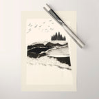 minimal collage/ Landscape Wrapping Paper Gallery Image 1