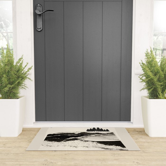 minimal collage/ Landscape Welcome Mat Gallery Image 3