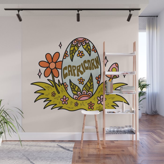 Capricorn Easter Egg Wall Mural Gallery Image 1
