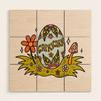 Capricorn Easter Egg Wood Wall Art Gallery Image 1