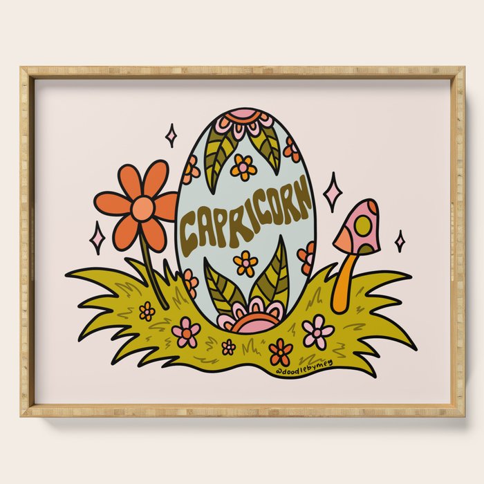 Capricorn Easter Egg Serving Tray Gallery Image 1