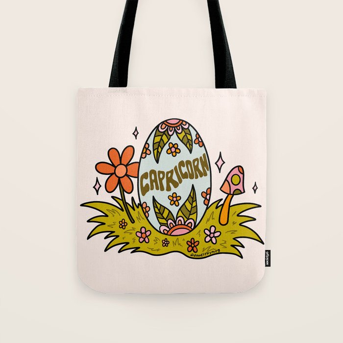 Capricorn Easter Egg Tote Bag Gallery Image 1