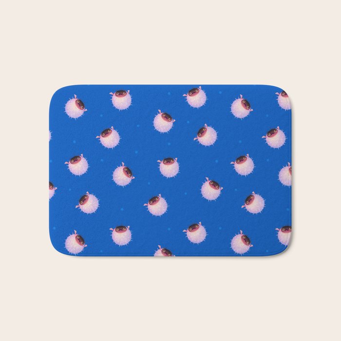 Drifting puffer Bath Mat Gallery Image 1
