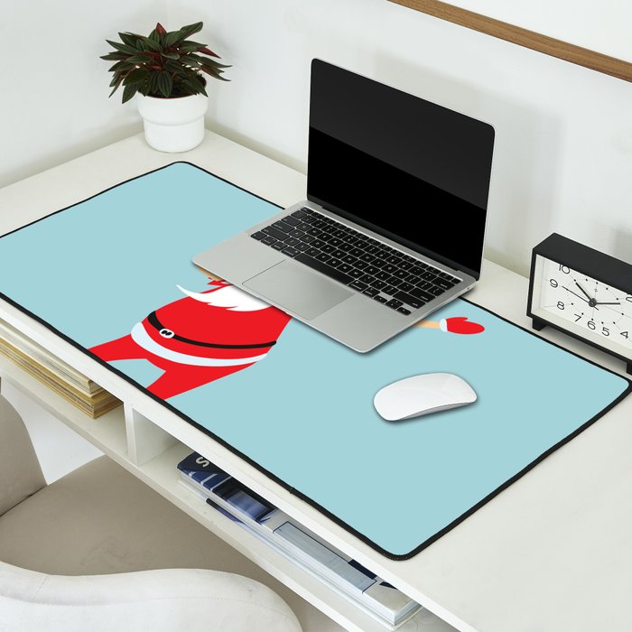 Dabbing Santa I Sleigh Desk Mat Gallery Image 2