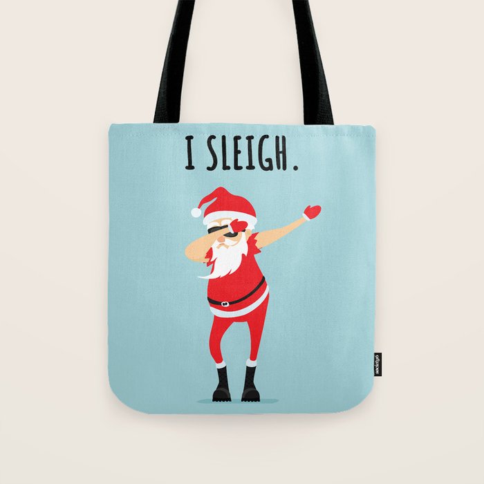 Dabbing Santa I Sleigh Tote Bag Gallery Image 1